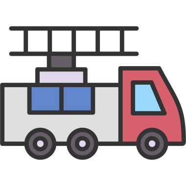 bus simgesi vektör illüstrasyonu