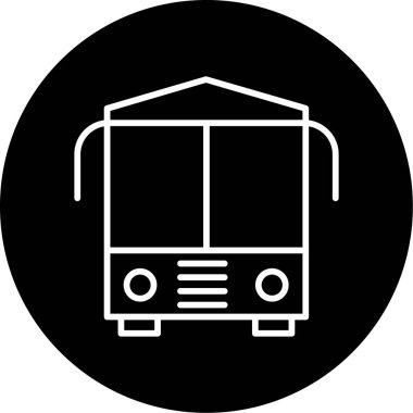 Projeniz için vektör tren simgesi