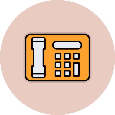 hesap makinesi simgesi vektör illüstrasyonu