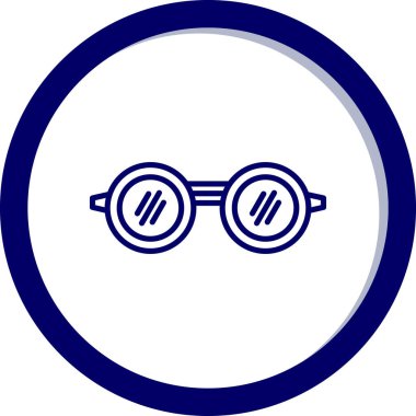 Göz. Web simgesi basit illüstrasyon