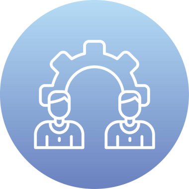 İnsan simgesinin vektör illüstrasyonu