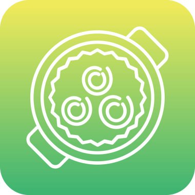 Eşsiz covid 19 vektör çizgisi simgesi