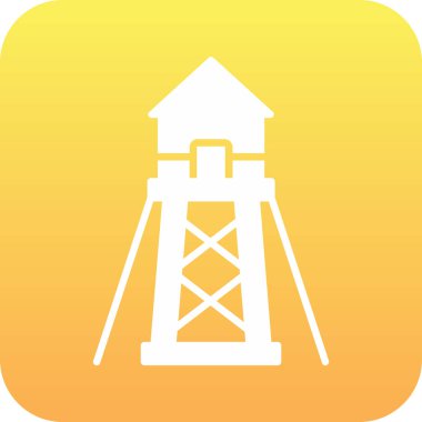 bina simgesi dijital illüstrasyonu