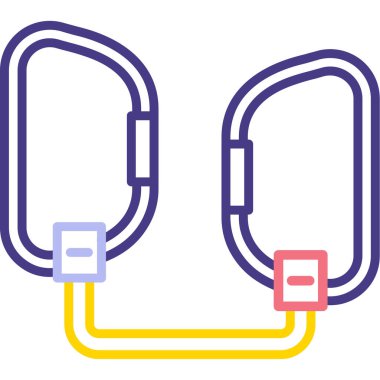 Kablo. Web simgesi basit illüstrasyon