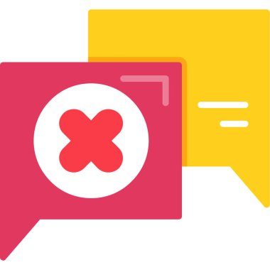 konuşma kabarcığı vektör çizimi