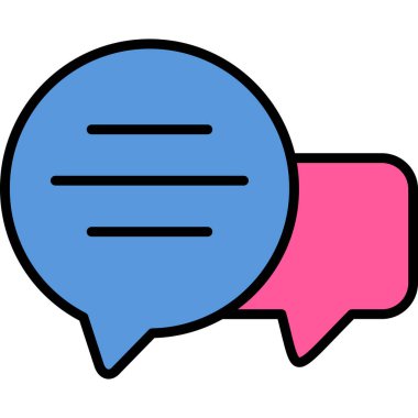 ileti ikonu vektör illüstrasyonu