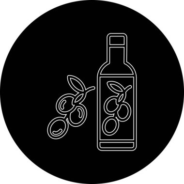 Şarap kavanozunun vektör çizimi