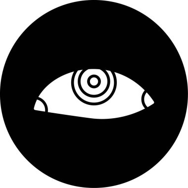 Göz simgesini. Göz vektör simgesi web için basit örnek