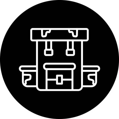 Bir b eksikliği simgesinin vektör çizimi