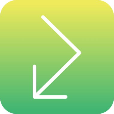 Tarzınızda ok simgesi, vektör illüstrasyonu