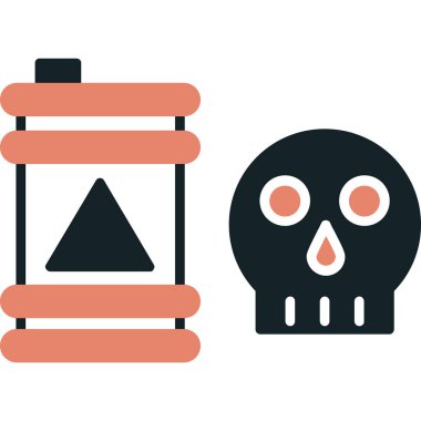 Mum ikonlu cadılar bayramı kafatası, satır biçimi