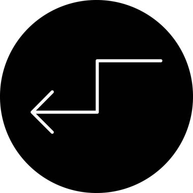 Ok. Web simgesi basit illüstrasyon