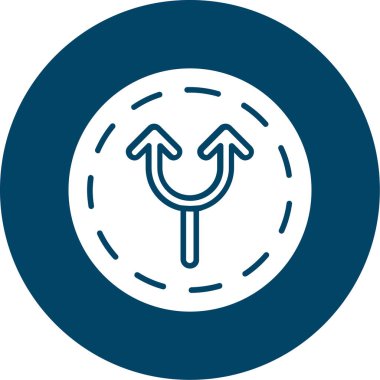 Bir insan simgesi vektör illüstrasyonu