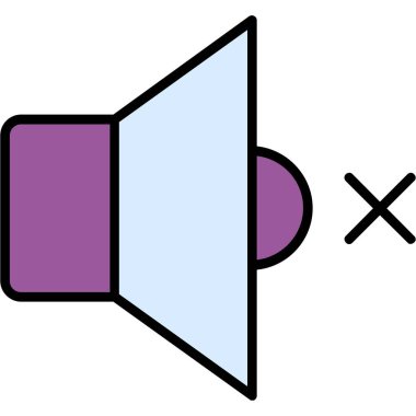 Konuşmacı. Web simgesi basit tasarım