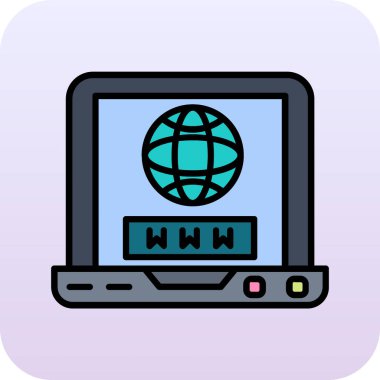 İnternet tarayıcı vektör simgesi