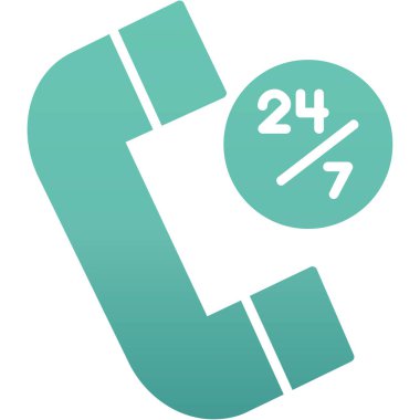 Bir telefonun mavi ve beyaz ikonunun vektör çizimi