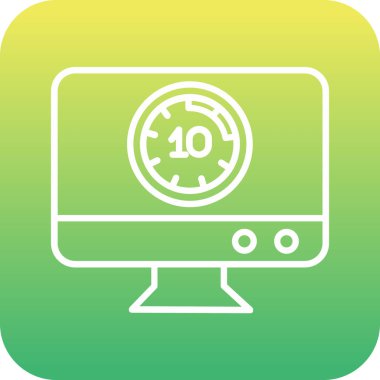 güzel saat vektör simgesi