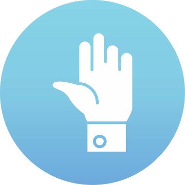 El simgesinin vektör illüstrasyonu