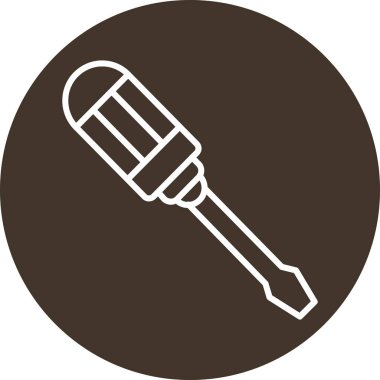 Fırça simgesi vektör illüstrasyonu