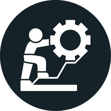 seo modern simgesinin vektör illüstrasyonu