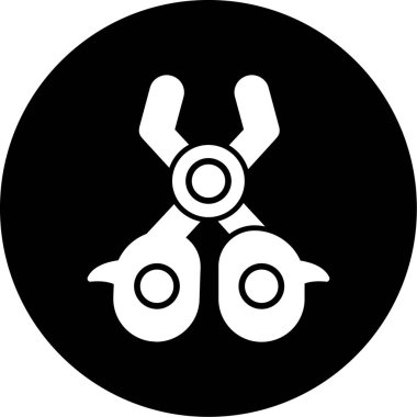 Kişisel ve ticari çalışmaların illüstrasyon vektör simgesi