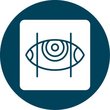 Göz simgesi. vektör illüstrasyonu