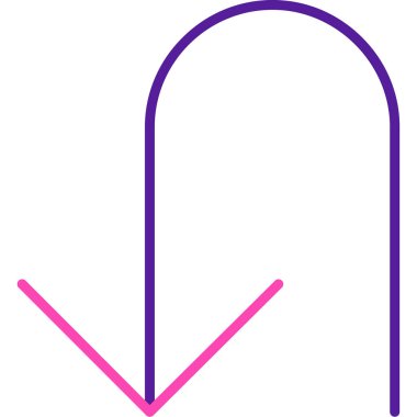 Ok. Web simgesi basit illüstrasyon