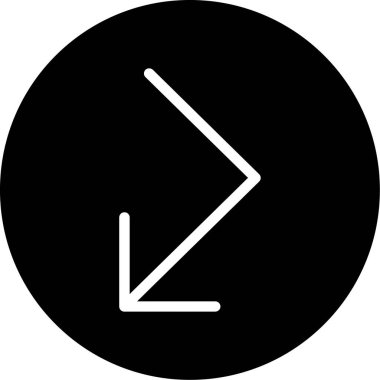 Ok. Web simgesi basit illüstrasyon