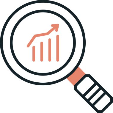 İş analizi vektör simgesi