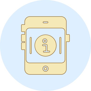 Akıllı saat simgesi. Web için akıllı saat vektör simgelerinin basit çizimi