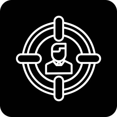 seo modern simgesinin vektör illüstrasyonu