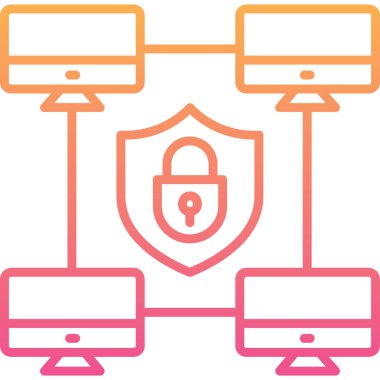 Veri koruma vektör illüstrasyonu