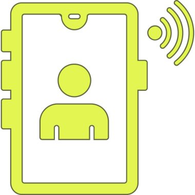 Telefon simgesi vektör illüstrasyonu