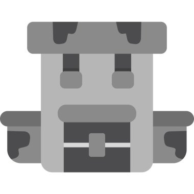 askeri köpek simgesi katı stili