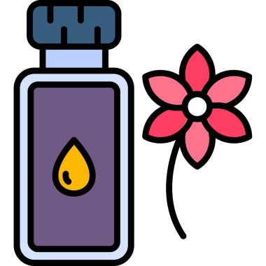 Parfüm. Web simgesi basit illüstrasyon