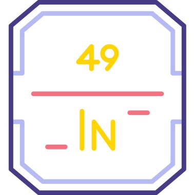 Tek izole edilmiş simge ögesinin vektör illüstrasyonu