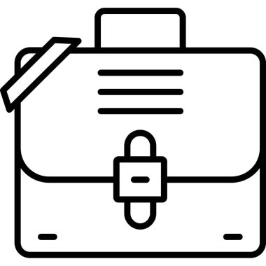 İş çantası. Web simgesi