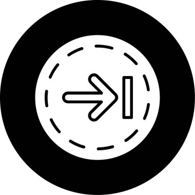 ok simgesinin vektör illüstrasyonu