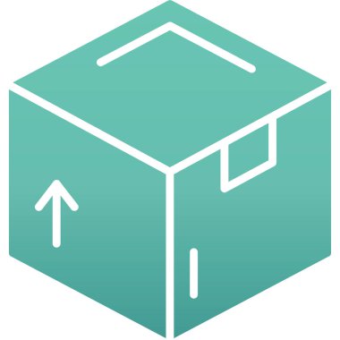 kutu gönderme simgesi ana hatları biçiminde