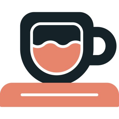 kahve fincanı vektör simgesi