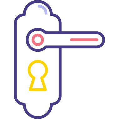 Anahtar. Web simgesi basit illüstrasyon