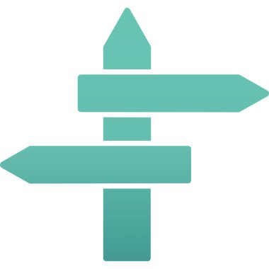 Ok yönü simgesi. vektör illüstrasyonu