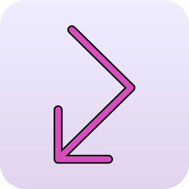 Ok simgesi. vektör illüstrasyonu