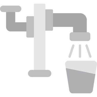 Su musluğu vektör simgesi