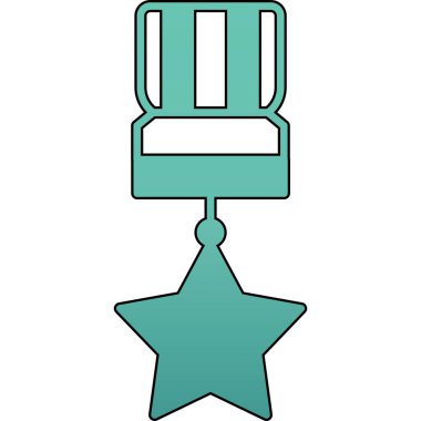 Yıldız simgesi. vektör illüstrasyonu