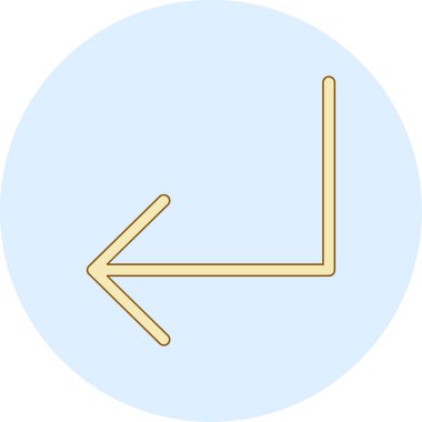 ok vektör simgesi modern illüstrasyon