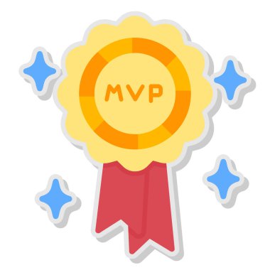 Ödül rozeti. Web simgesi basit illüstrasyon