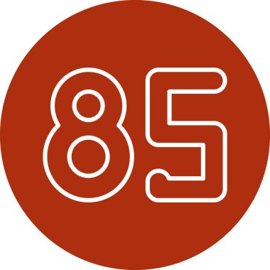 8 numaralı simge, vektör, illüstrasyon tasarımı