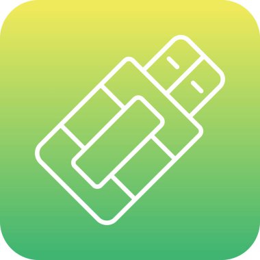 Modern b 'nin vektör illüstrasyonu eksik simgesi