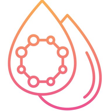 Kan damlası. Basit tasarım